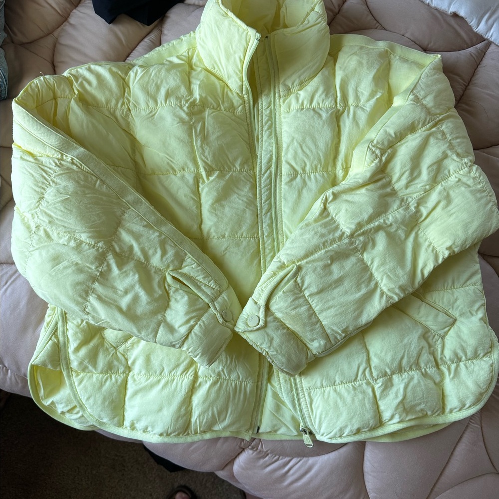 FP Movement by Free People Yellow Puffer Jacket